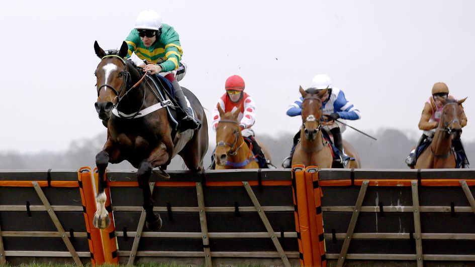 Jonbon jumps the last in style