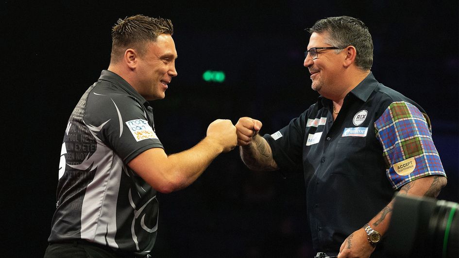 Gerwyn Price and Gary Anderson are in the same quarter (Picture: PDC)