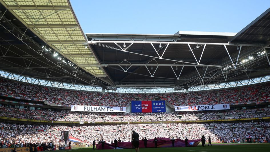 Wembley on Championship play-off final day