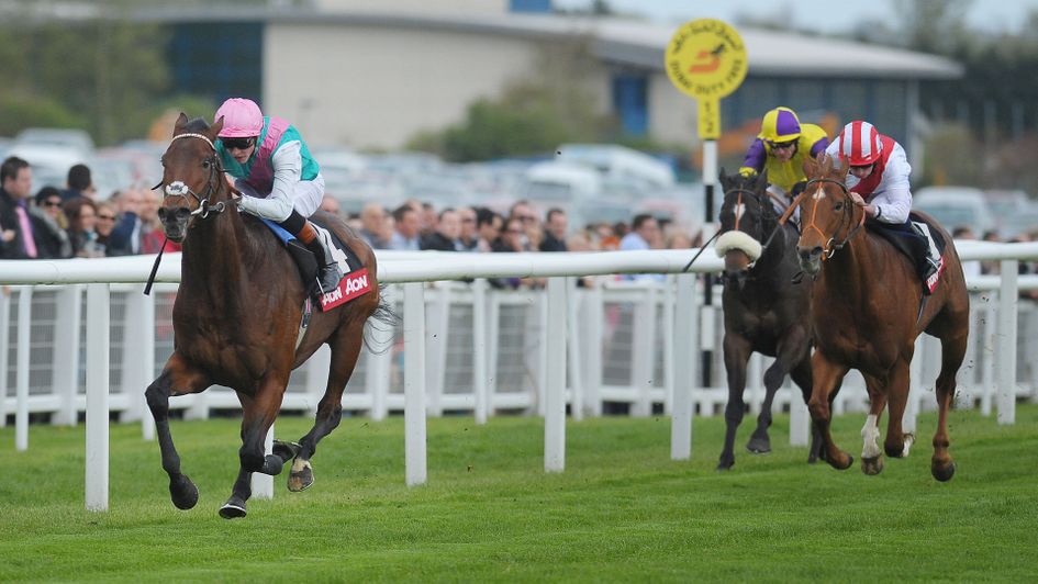 Kingman winning the Greenham at Newbury
