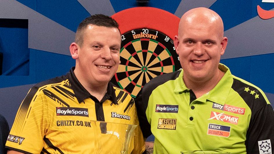 Michael van Gerwen defeated Dave Chisnall in the final (Picture: PDC/Lawrence Lustig)