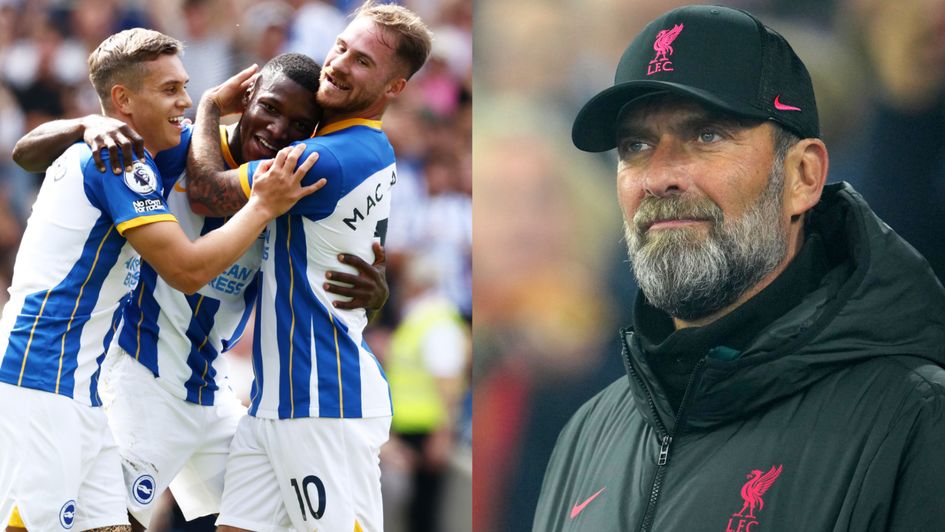 Brighton midfield and Jurgen Klopp