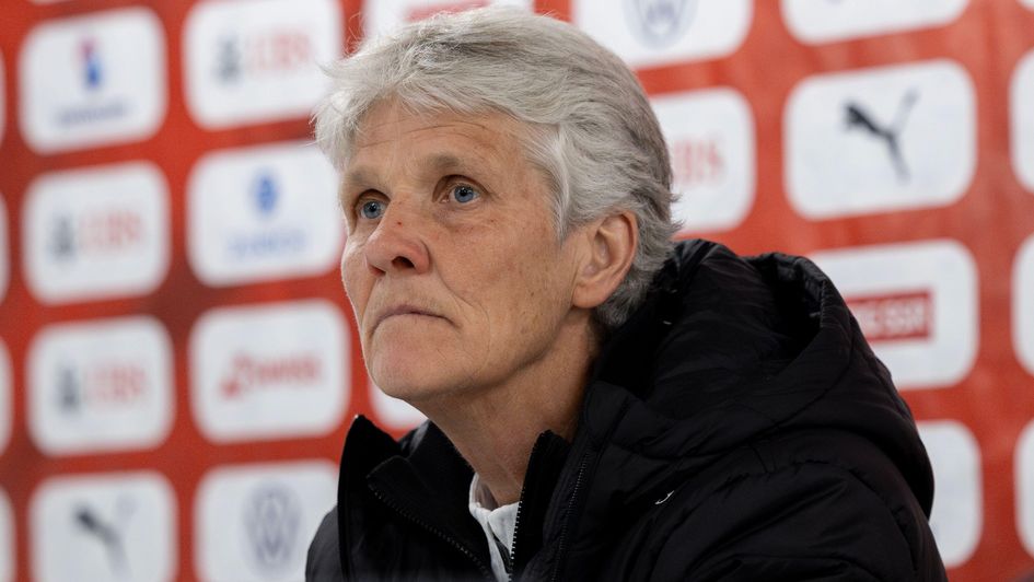 Switzerland head coach Pia Sundhage