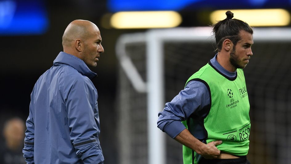 Zinedine Zidane and Gareth Bale