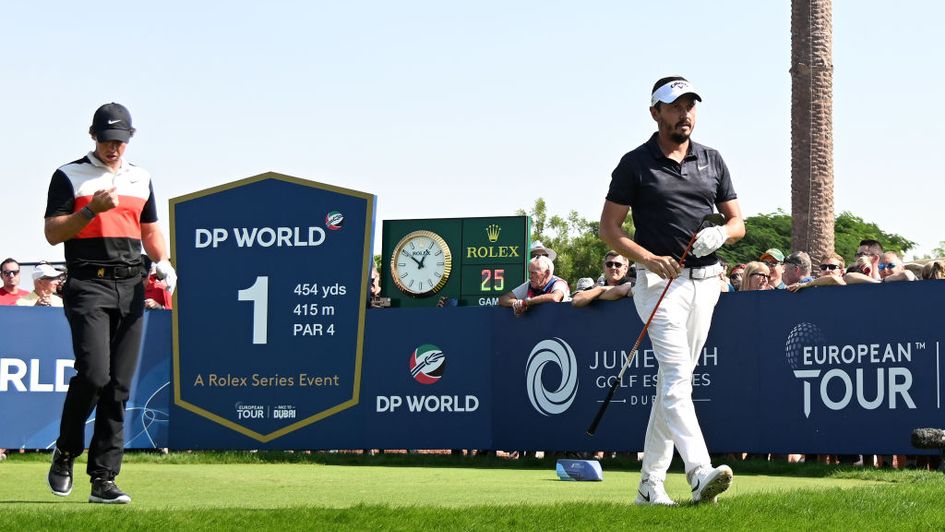 Mike Lorenzo-Vera (right) and Rory McIlroy