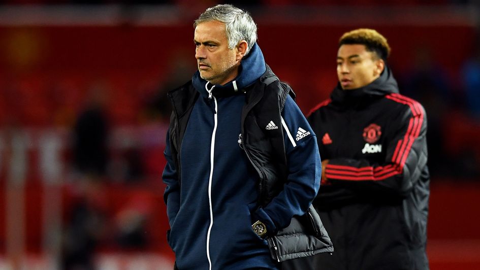 Jose Mourinho: The Portuguese's Manchester United side lost to Derby on penalties in the Carabao Cup