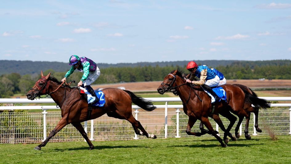 Enfjaar (left) ridden to victory by Ray Dawson