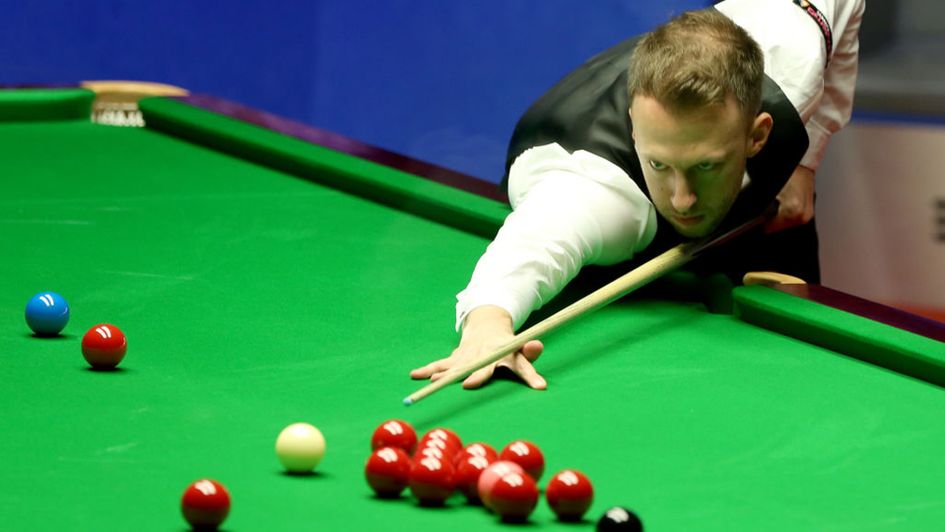 Judd Trump picks off a red at the Crucible