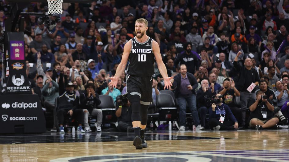 Domantas Sabonis of the Sacramento Kings