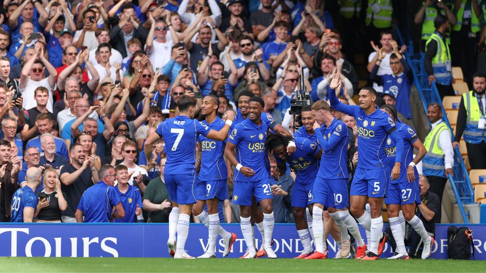 Chelsea celebrate a goal
