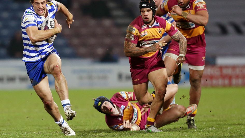 Sam Rapira (R) is leaving Huddersfield