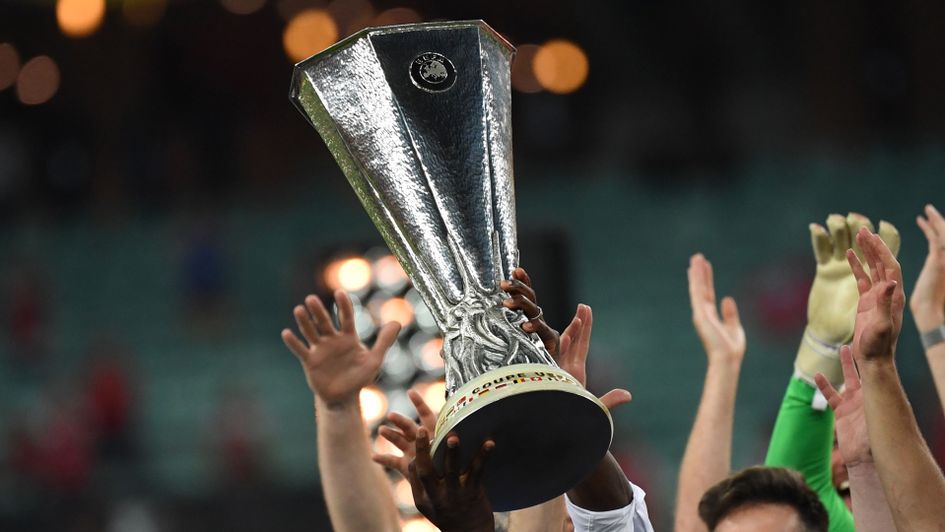 The Europa League trophy