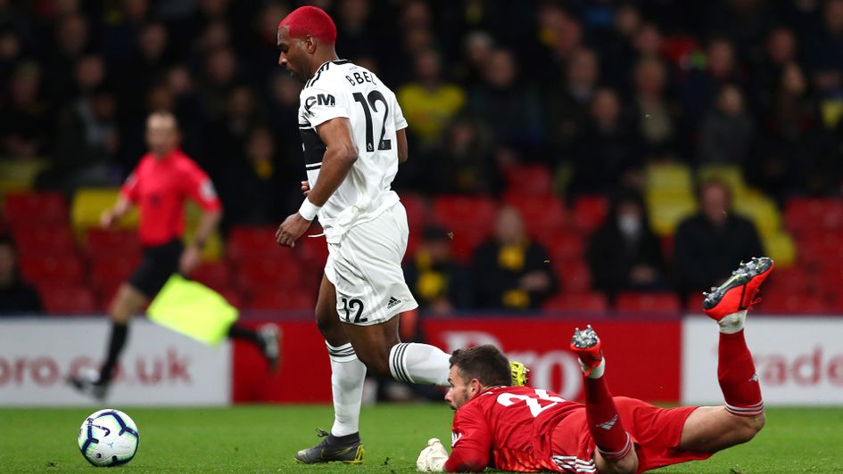 Ryan Babel scores against Watford