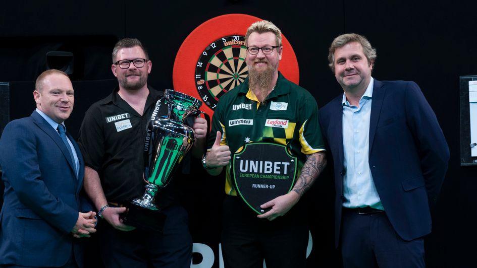 James Wade defeated Simon Whitlock in the 2018 European Championship final (Picture: Kelly Deckers/PDC)