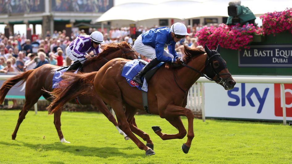 Yibir wins the Sky Bet Great Voltigeur Stakes at York