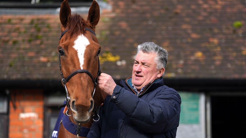 Paul Nicholls with Captain Teague