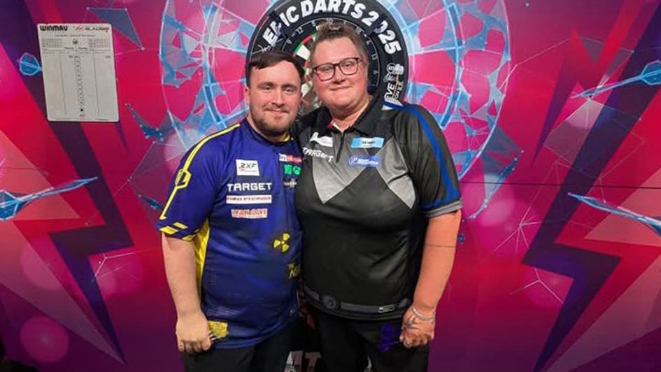 Beau Greaves and Luke Littler