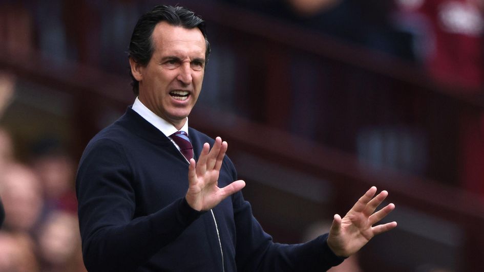 Aston Villa boss Unai Emery