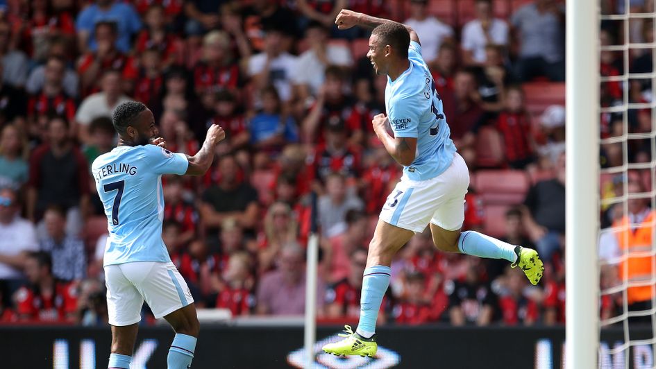 Gabriel Jesus celebrates