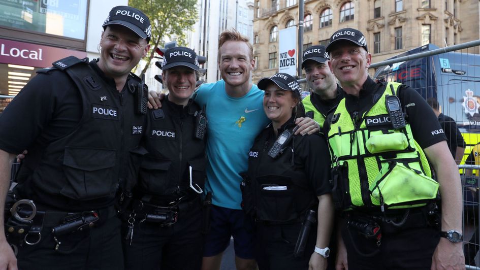 Greg Rutherford in Manchester
