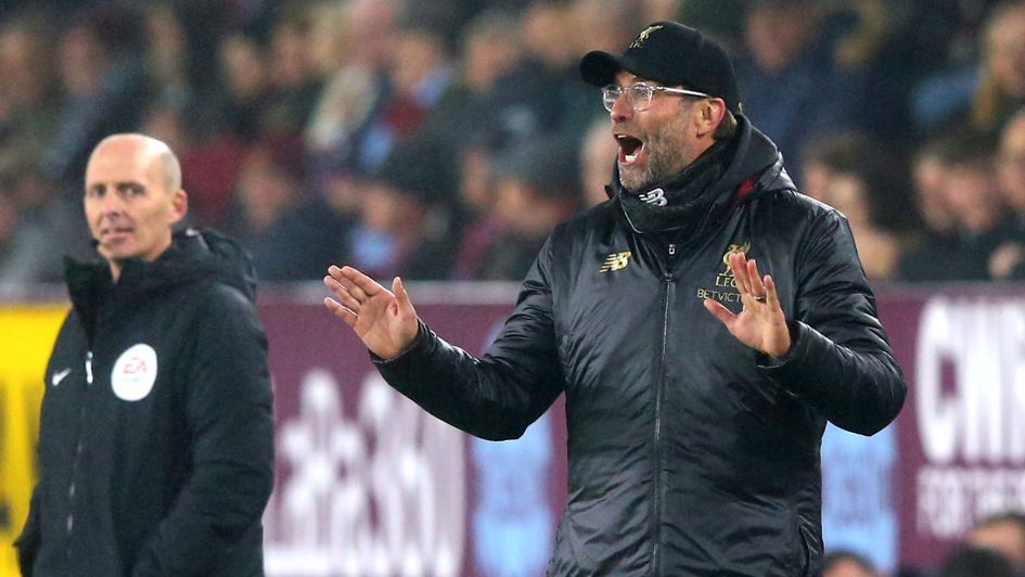 Liverpool manager Jurgen Klopp on the touchline