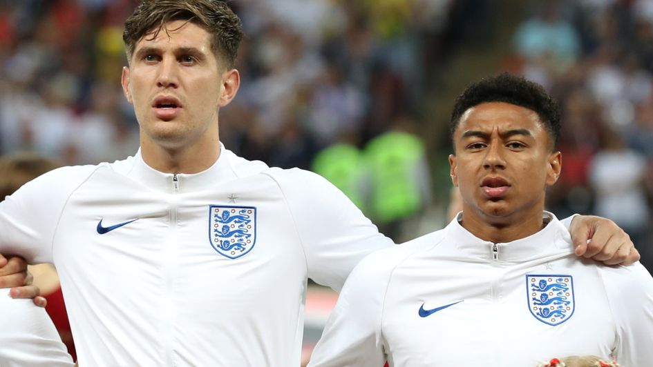 John Stones (left) and Jesse Lingard were key for England at the 2018 World Cup