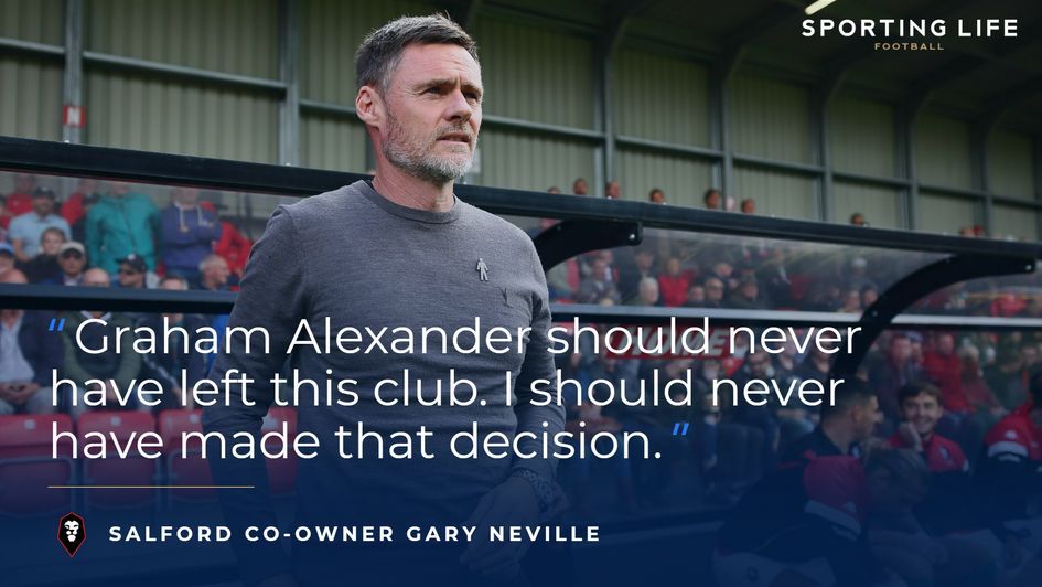 Gary Neville speaking about Graham Alexander