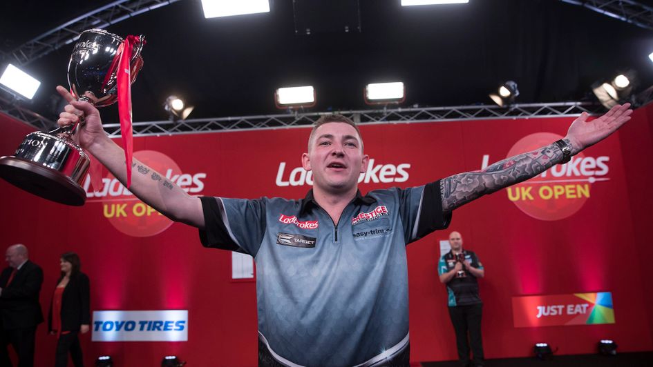 Nathan Aspinall is the UK Open champion (Picture: Lawrence Lustig/PDC)