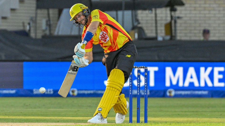 Joe Root batting in The Hundred