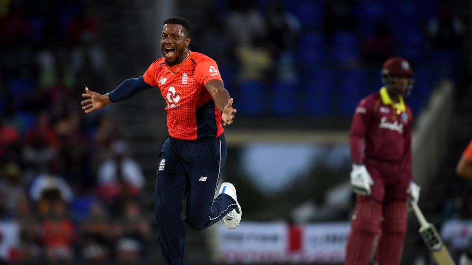 Chris Jordan celebrates