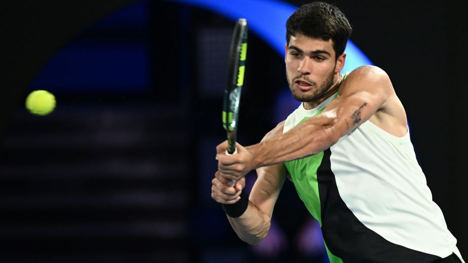 Carlos Alcaraz in fine shape