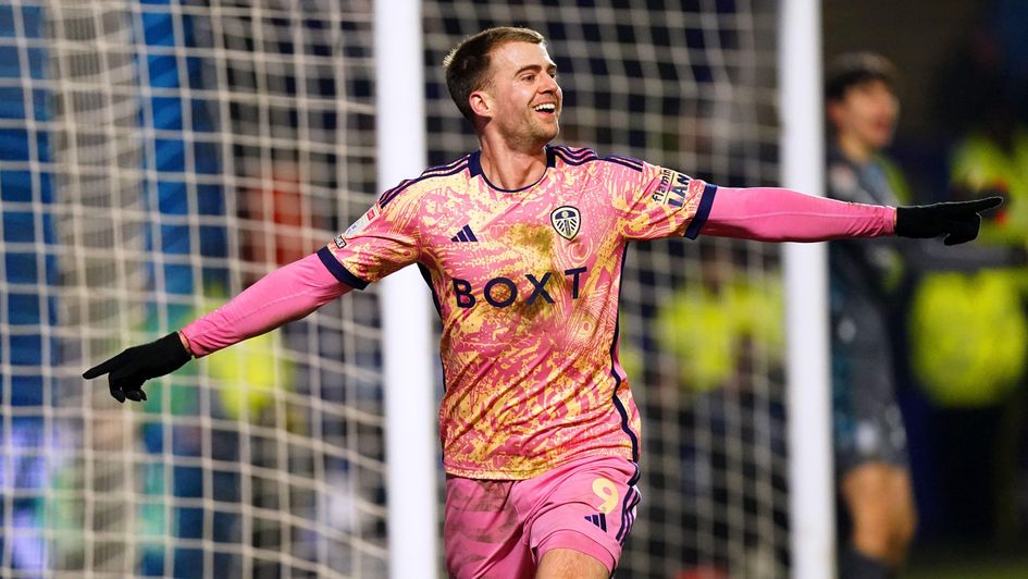 Patrick Bamford celebrates his goal against Sheffield Wednesday