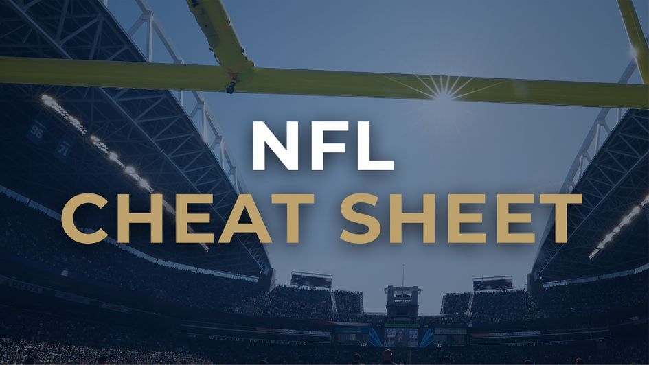 NFL Week 4 cheat sheet