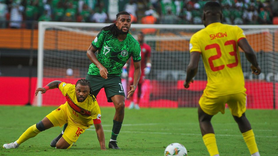 Alex Iwobi is heavily involved for Nigeria