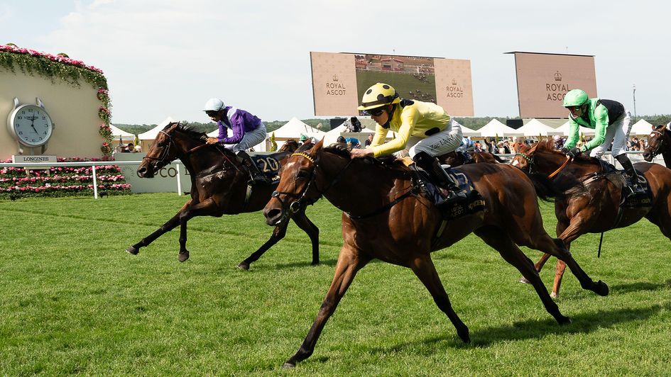 Moonfall wins at Royal Ascot