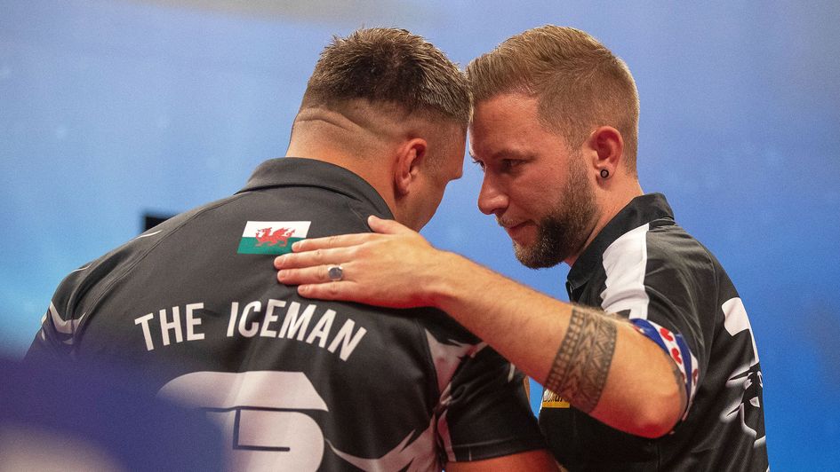 Gerwyn Price and Danny Noppert (Picture: Taylor Lanning/PDC)