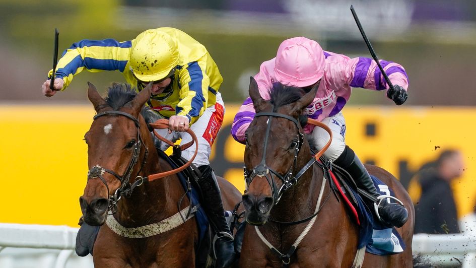 Crambo (right) wins the EBF Final