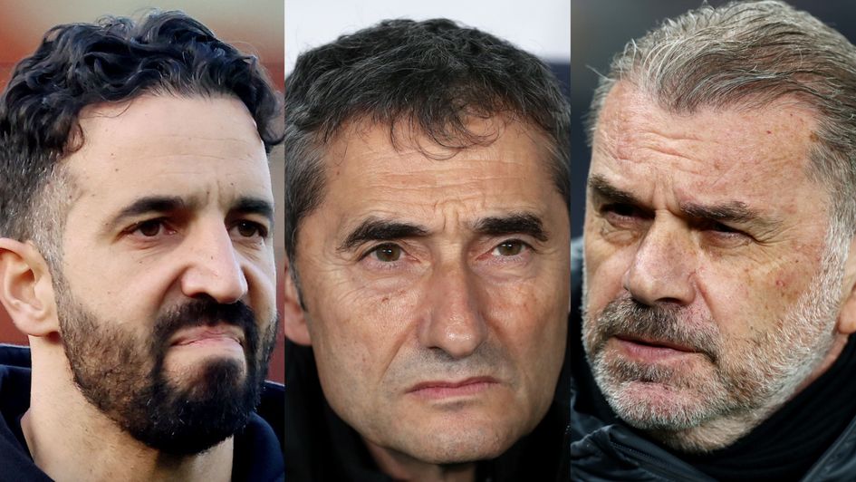 Ruben Amorim, Ernesto Valverde, Ange Postecoglou