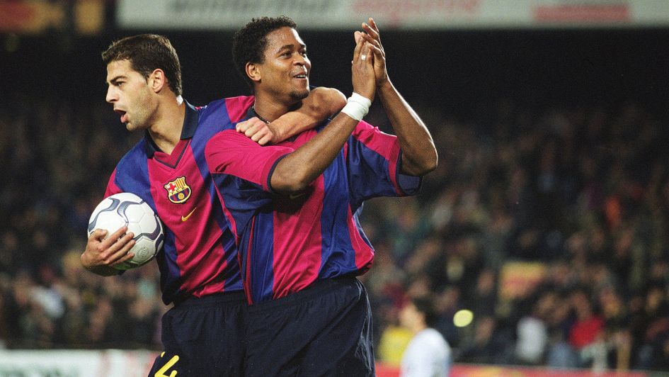 Patrick Kluivert, pictured during his Barcelona days