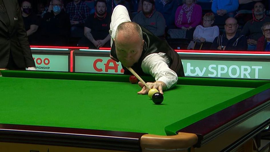 John Higgins came good to beat Hossein Vafaei