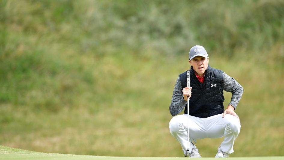 Jordan Spieth in action at Royal Birkdale