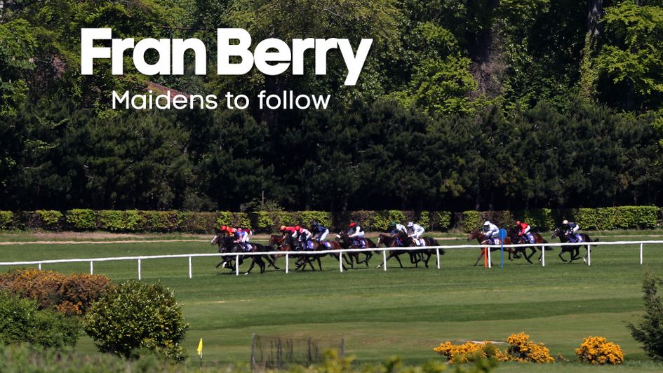 Action from a Leopardstown maiden