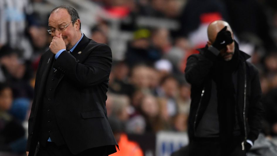 Rafael Benitez and Pep Guardiola