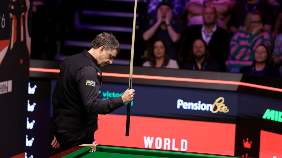 Frustration for Ronnie O'Sullivan