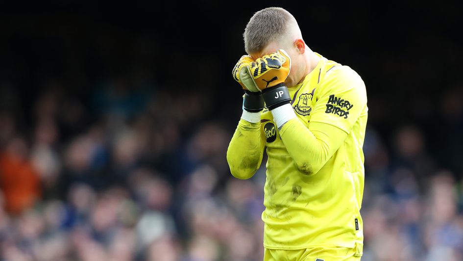 Jordan Pickford: England goalkeeper is under fire at Everton