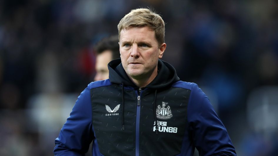 Newcastle manager Eddie Howe