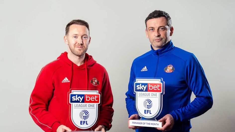 Sunderland's Aiden McGeady & Jack Ross win the League One February awards