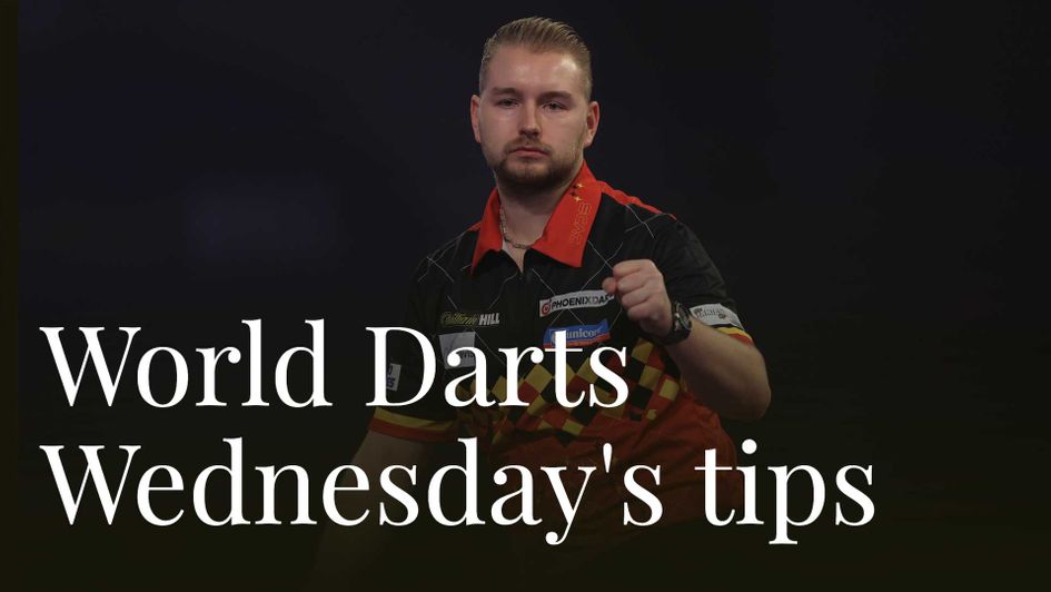 Dimitri Van den Bergh is in fourth-round action tonight