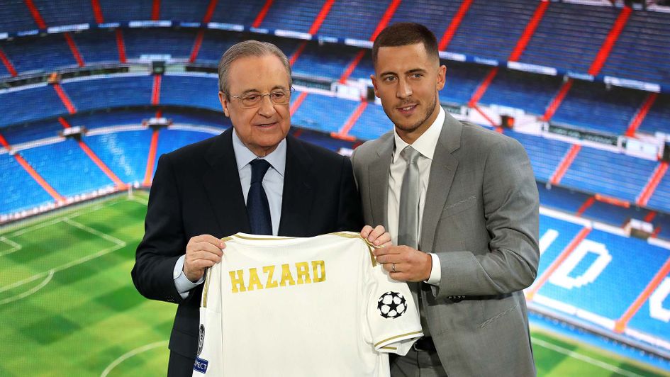 Eden Hazard signs for Real Madrid from Chelsea