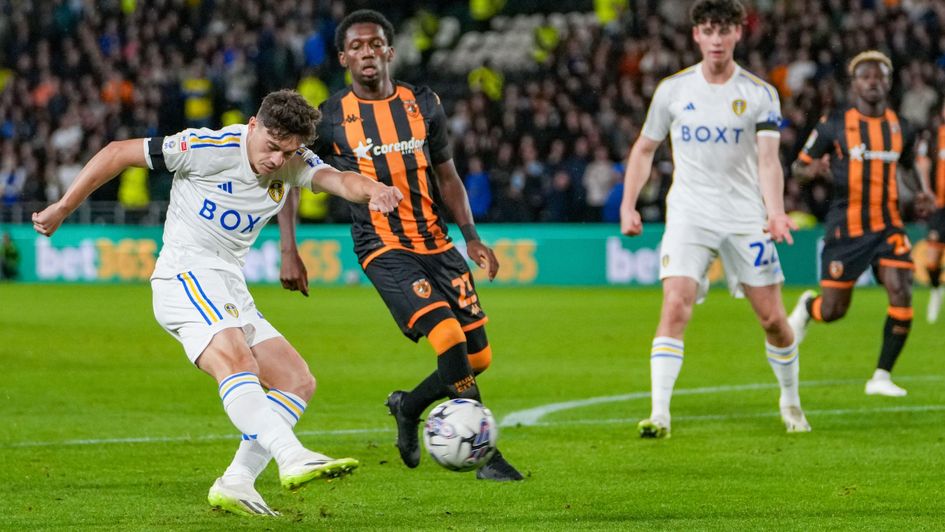 Dan James in action against Hull